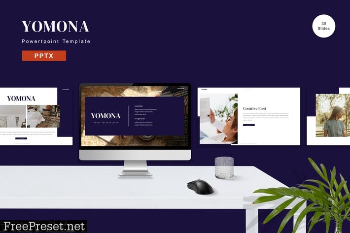 Yomona - Powerpoint Template V6KP9EN