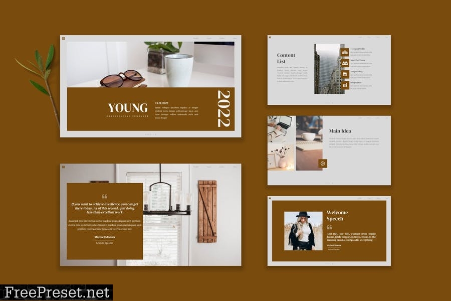 Young - Powerpoint Template XTQ8NKJ