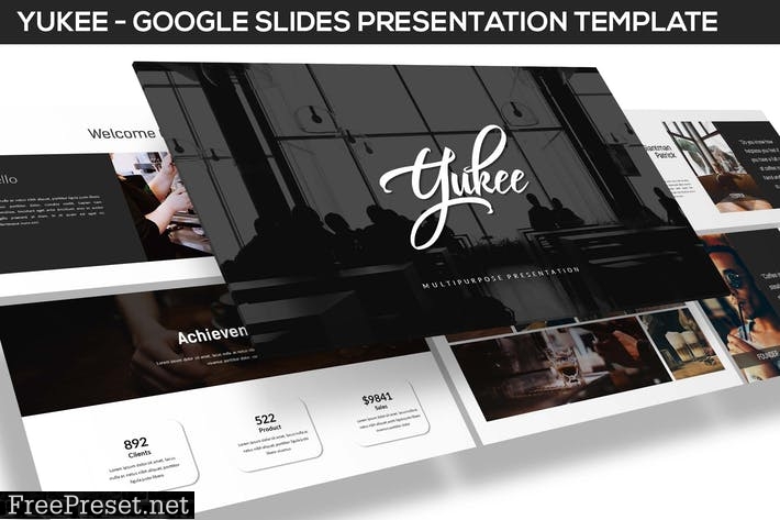 Yukee - Multipurpose Google Slides Template 2URAMH