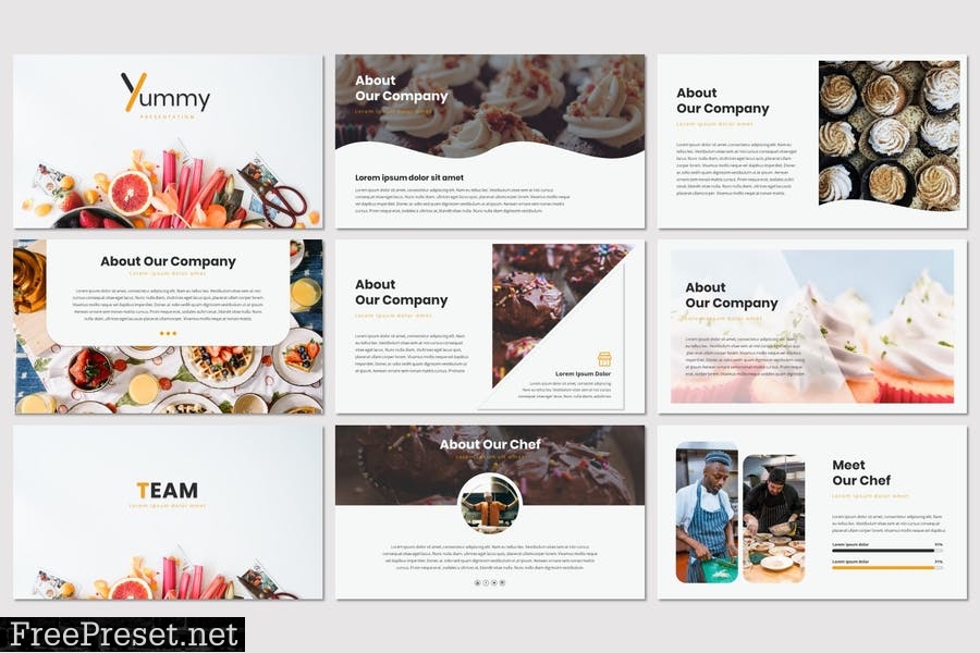 Yummy - Powerpoint Template S47BMG