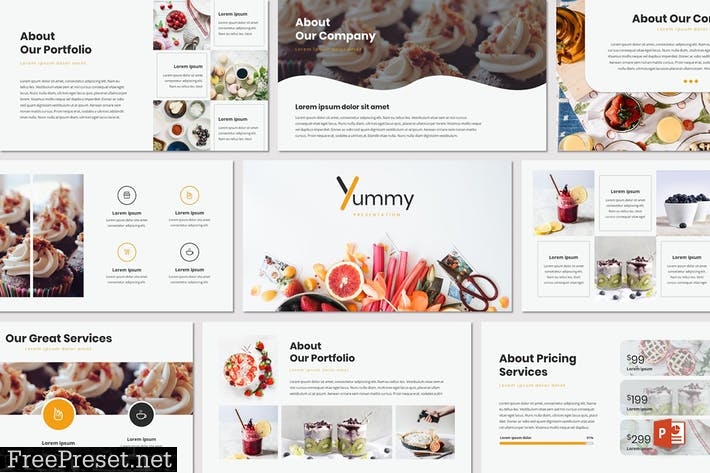 Yummy - Powerpoint Template S47BMG