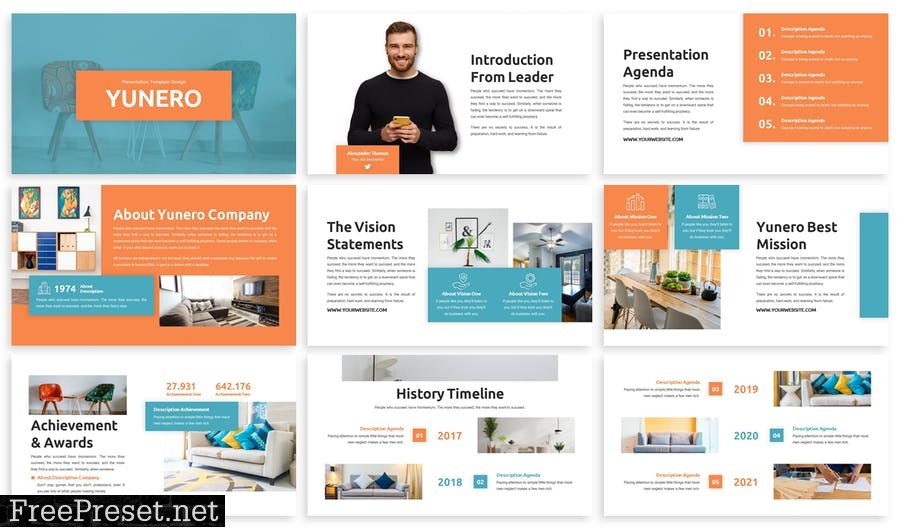 Yunero - Business Template Prensentation 7QVHYXG