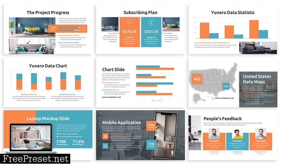 Yunero - Business Template Prensentation 7QVHYXG