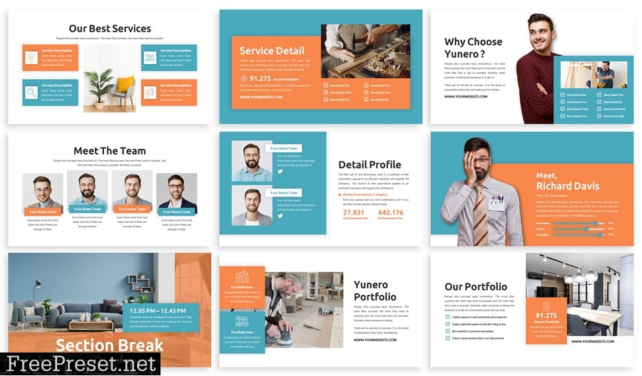 Yunero - Business Template Prensentation 7QVHYXG