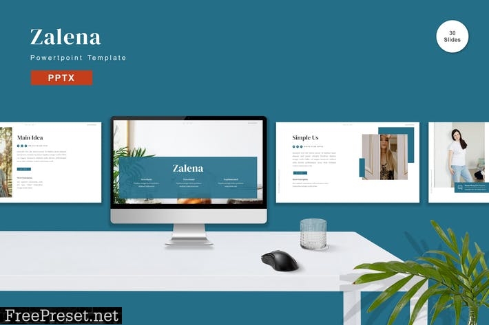 Zalena - Powerpoint Template FRNWAZA