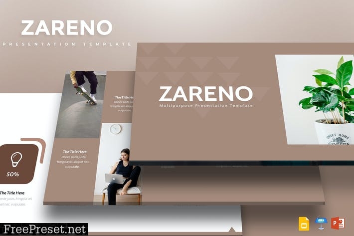 Zareno - Presentation Template 8KR75R6