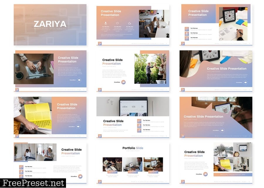 Zariya - Presentation Template BSTR93R