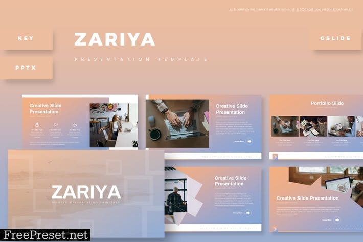 Zariya - Presentation Template BSTR93R