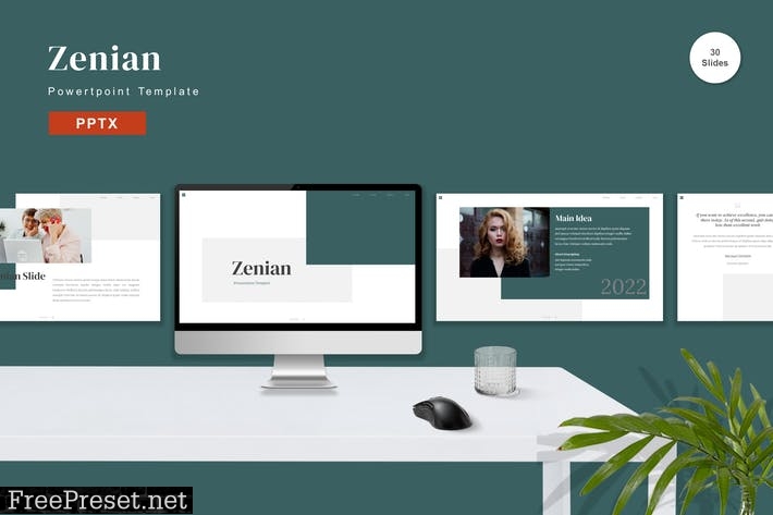 Zenian - Powerpoint Template A5WJ6TT