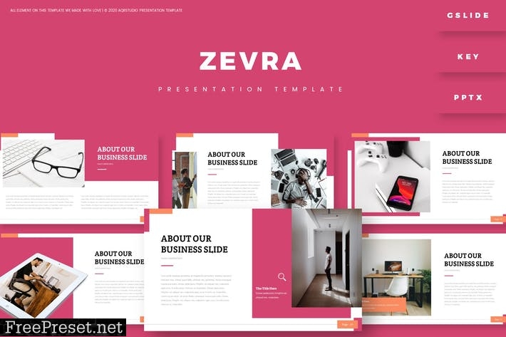 Zevra - Presentation Template