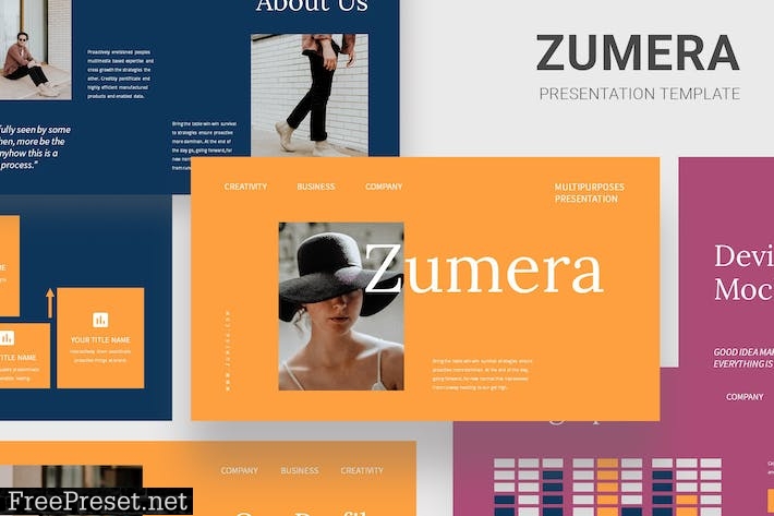 Zumera - Multi Purposes Powerpoint Template SEZYLWW