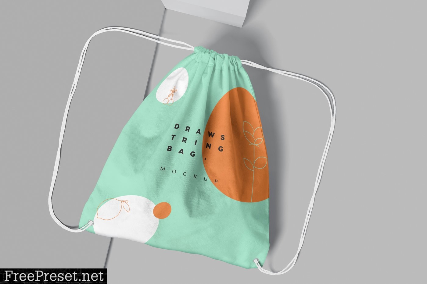 4 Drawstring Bag Mockups 6706722