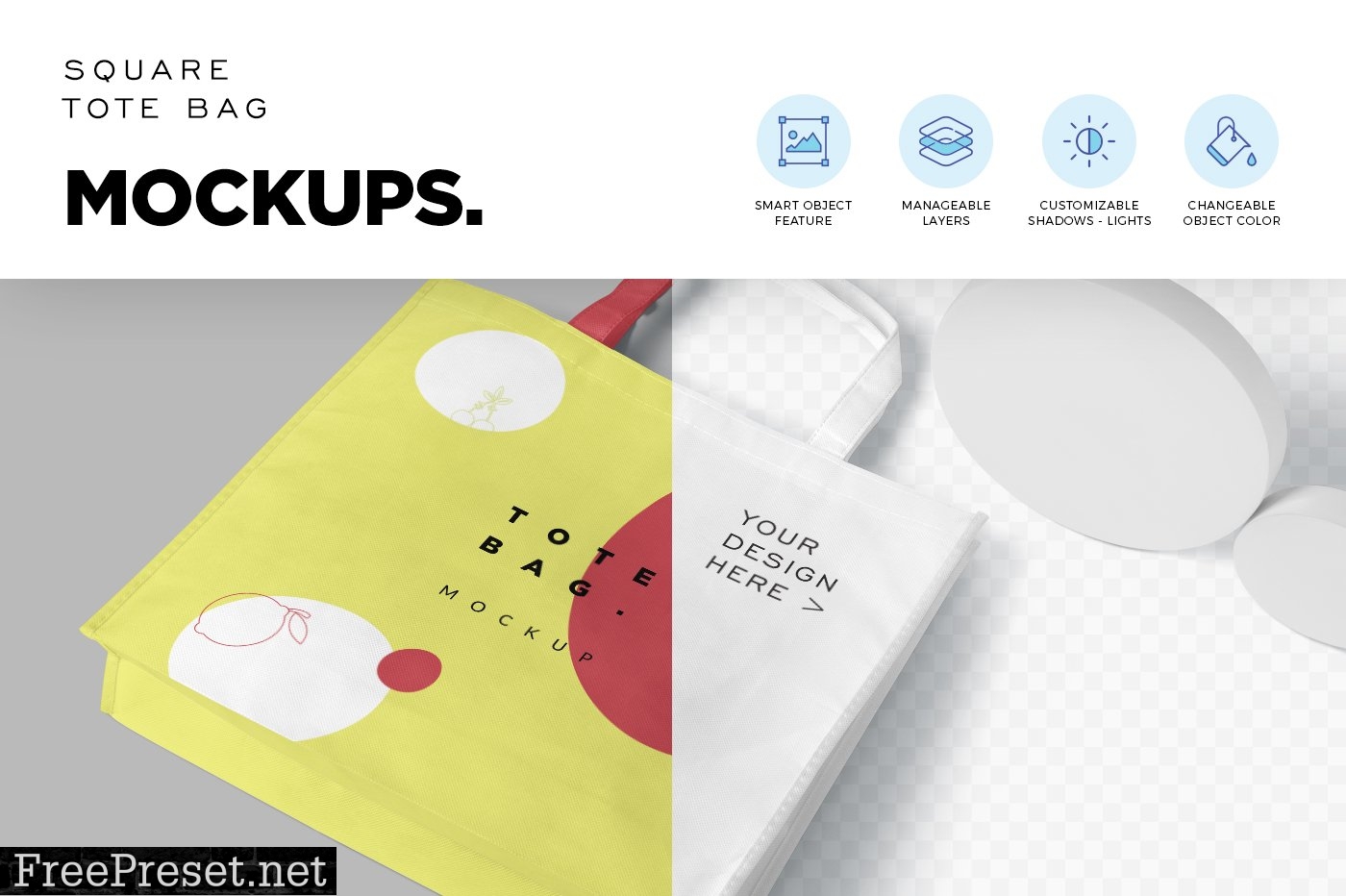 4 Tote Bag Mockups 6704210