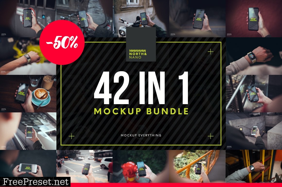 42 in 1 Mockup PSD Bundle 1547967