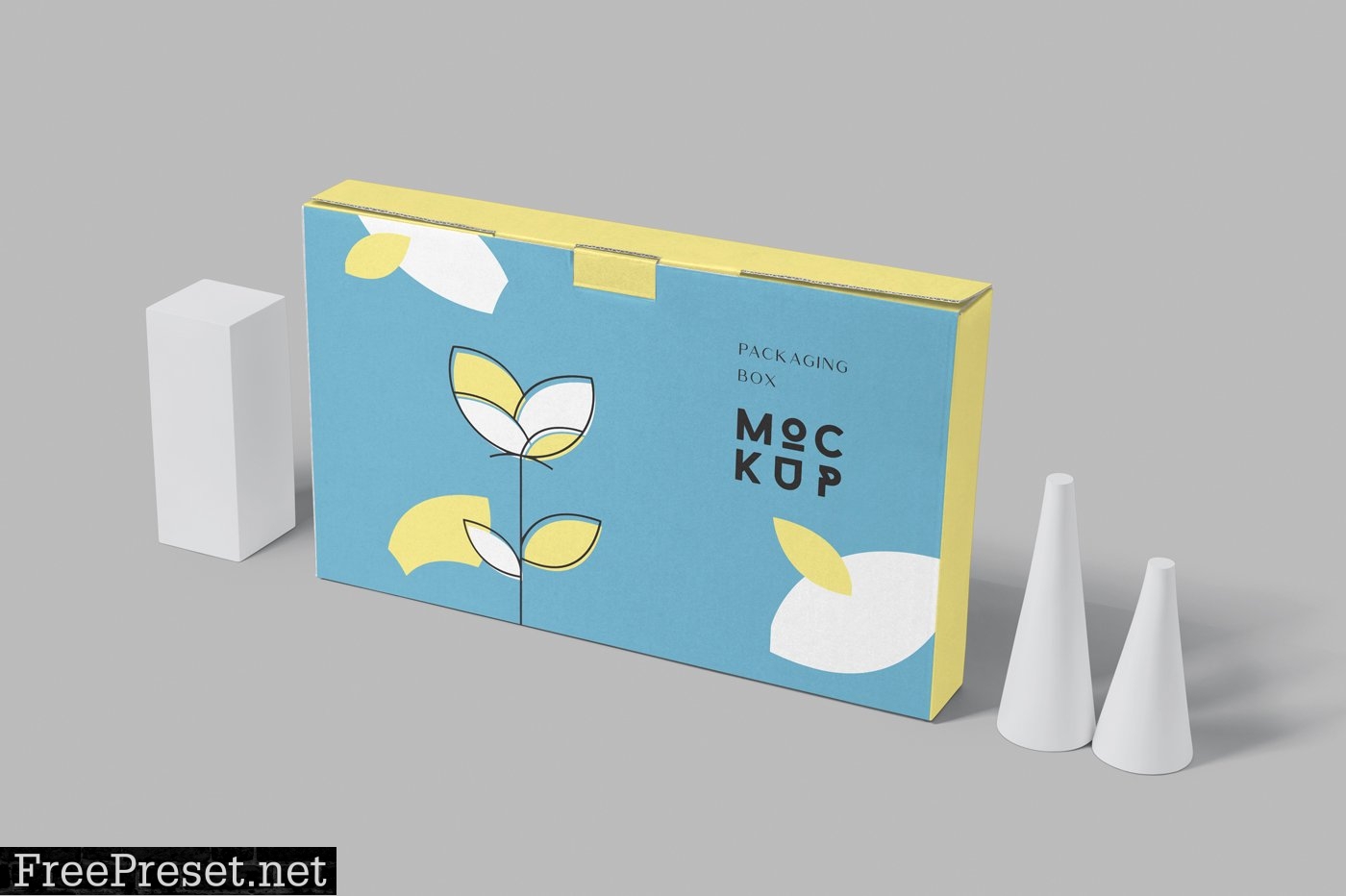 6 Rectangular Packaging Box Mockups 6706732