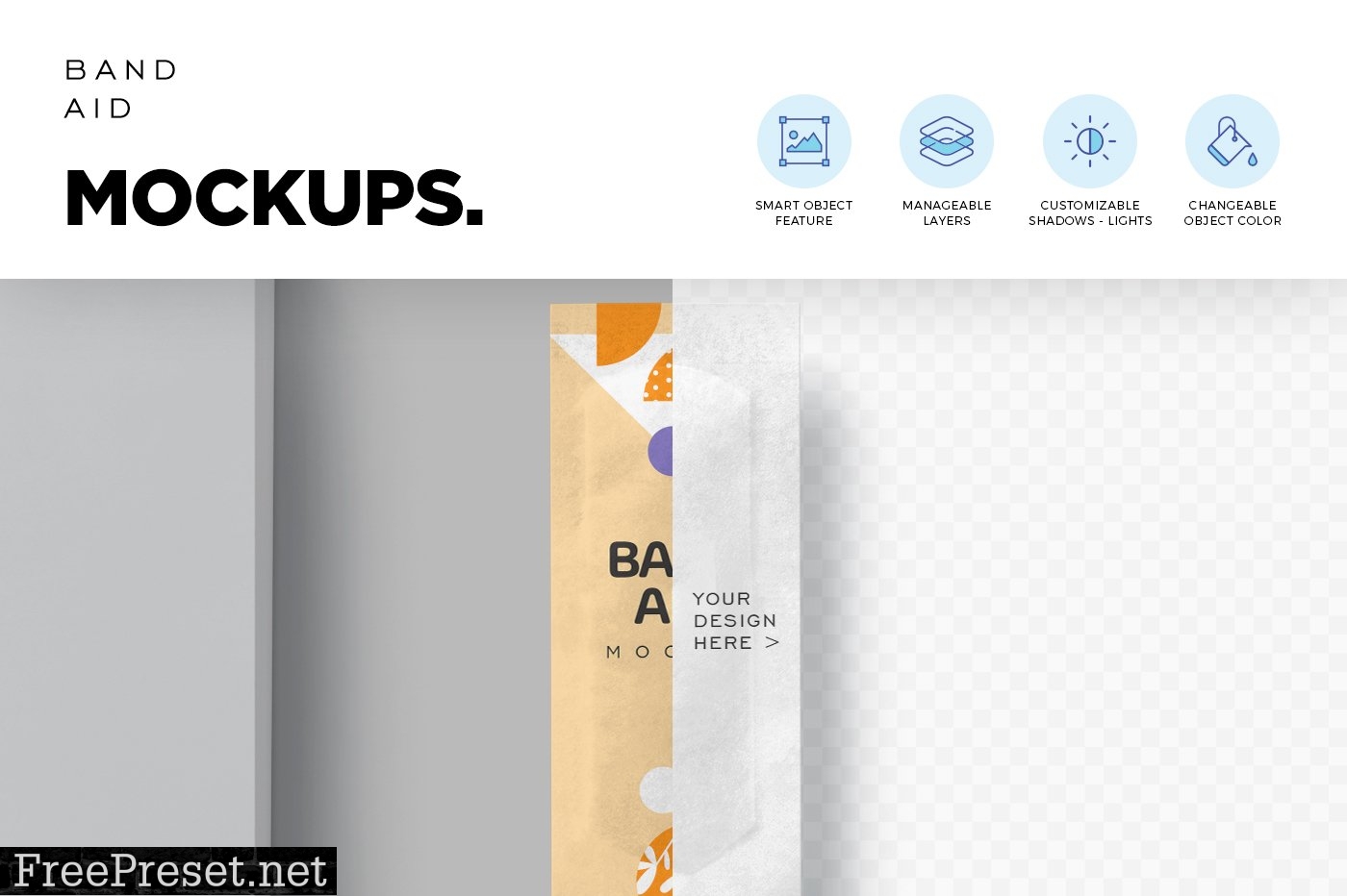 Band Aid Mockups 6901571