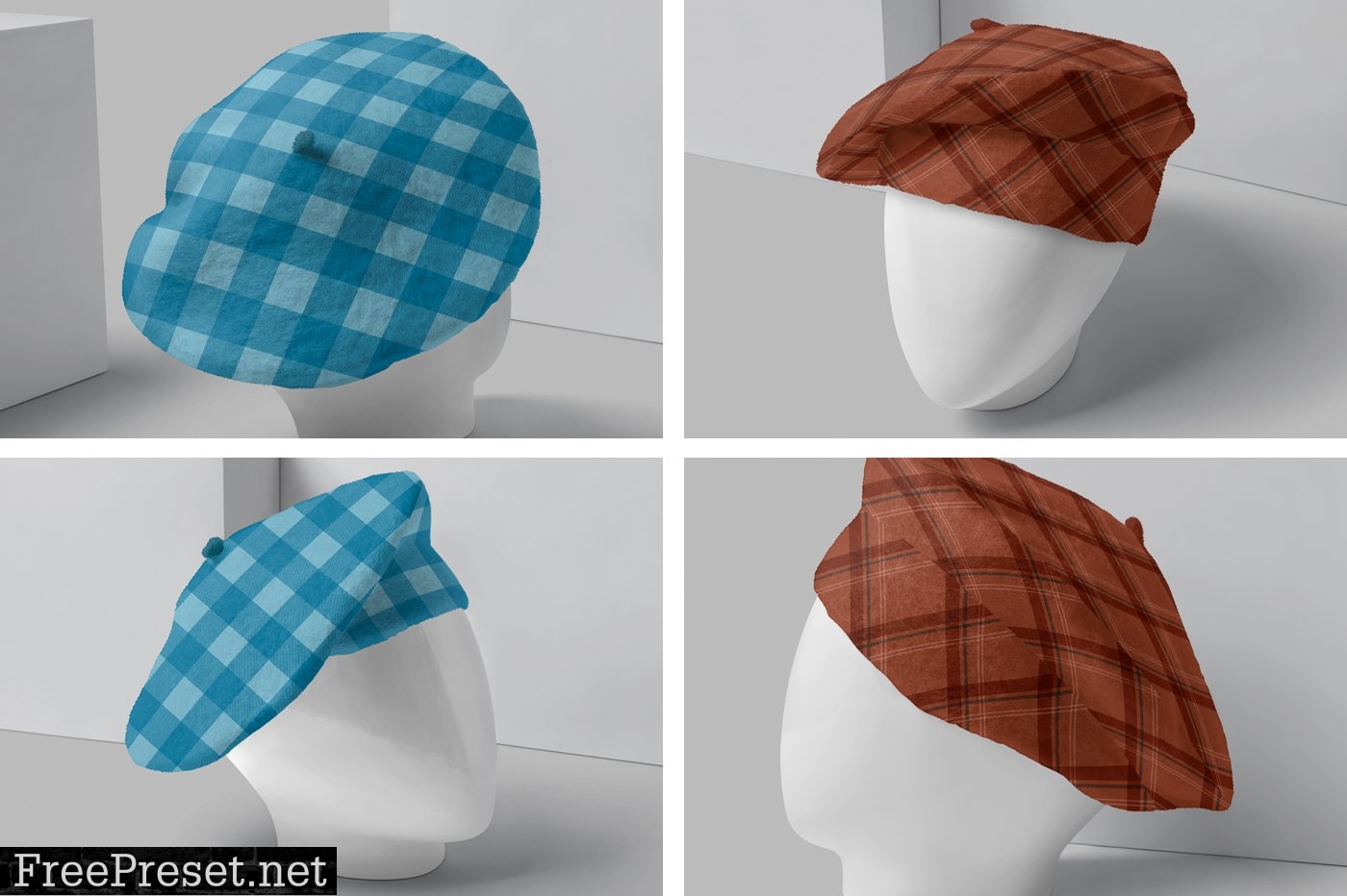 Beret Cap Mockups 6906695