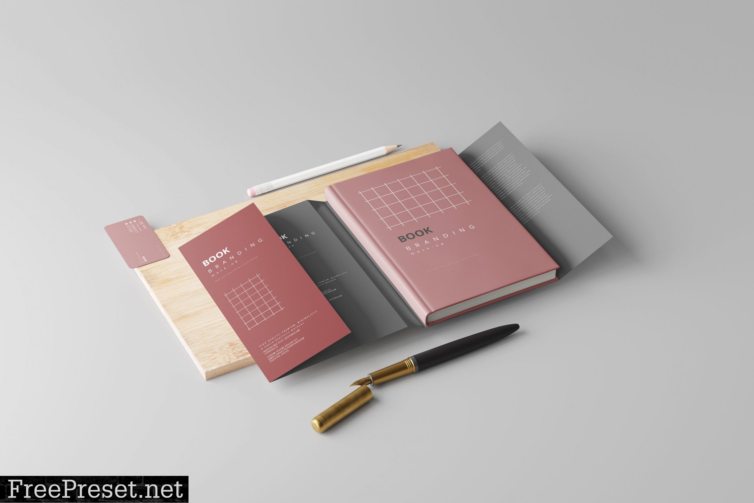 Book with Dust Jacket Mockups 7486553