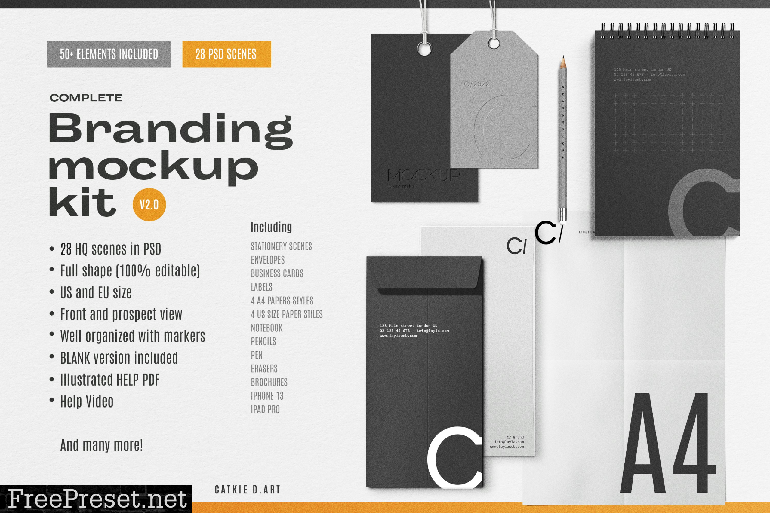 Branding Mockup Kit V2.0 7488390