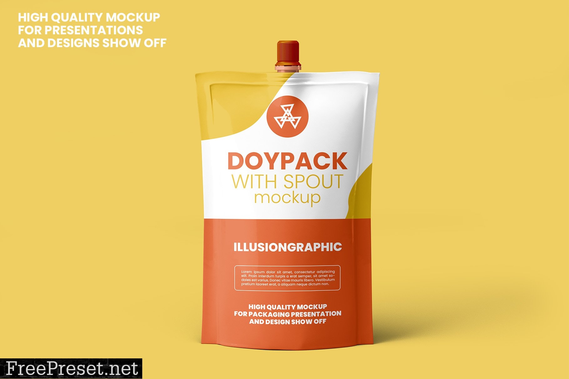 Doypack Pouch with Spout Mockup 5932690