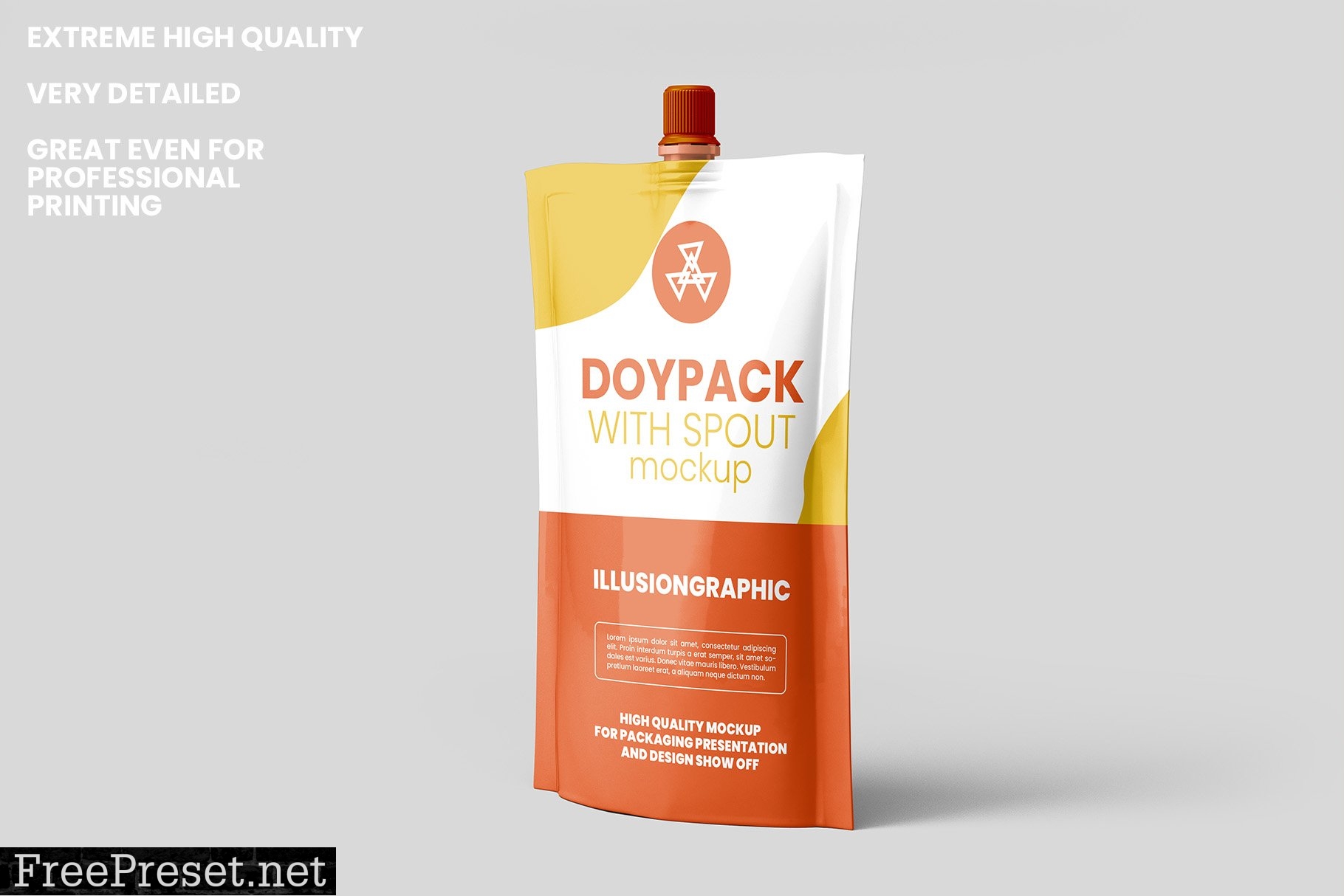 Doypack Pouch with Spout Mockup 5932690