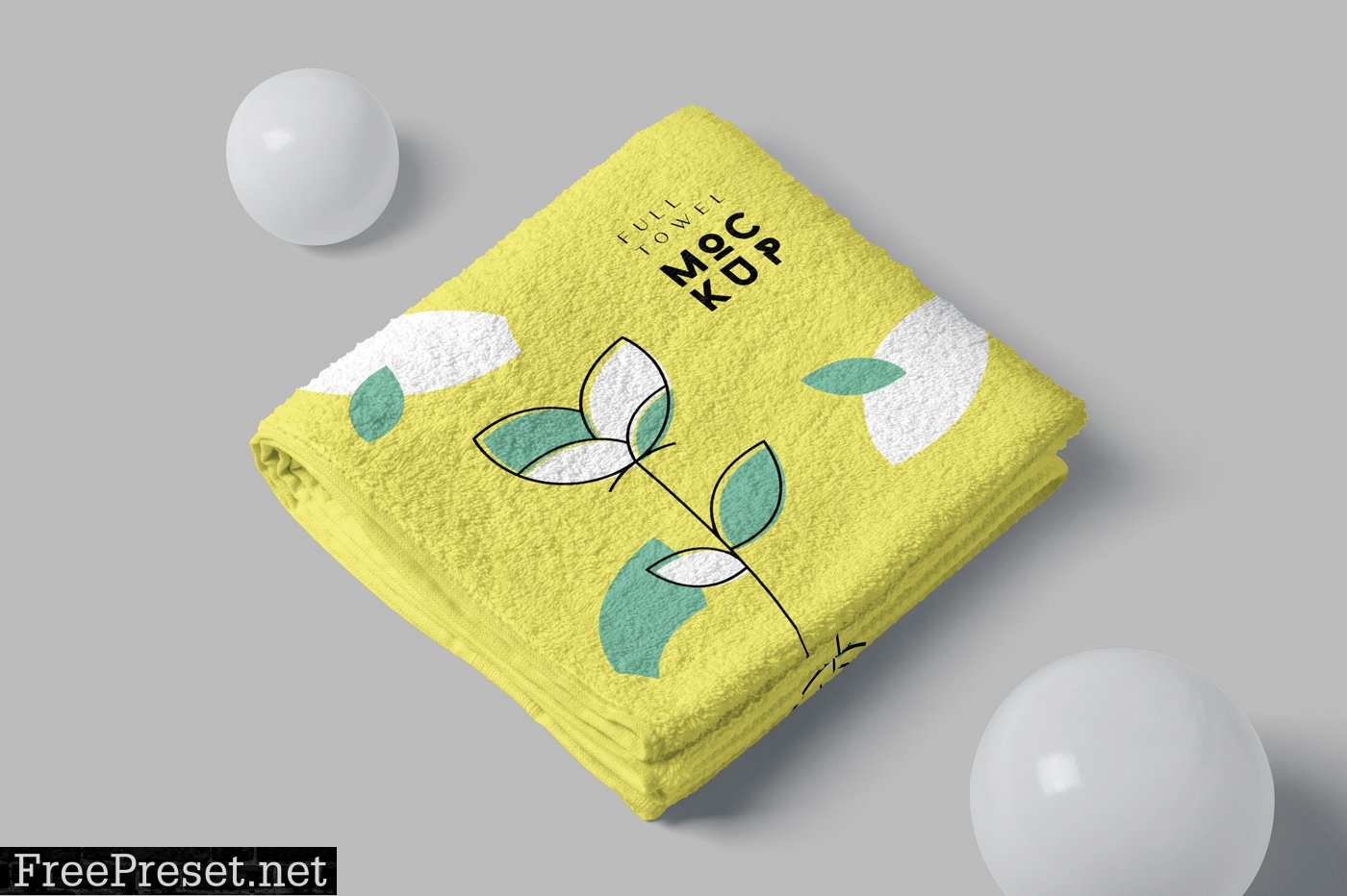 Elegant Full Towel Mockups 6707238