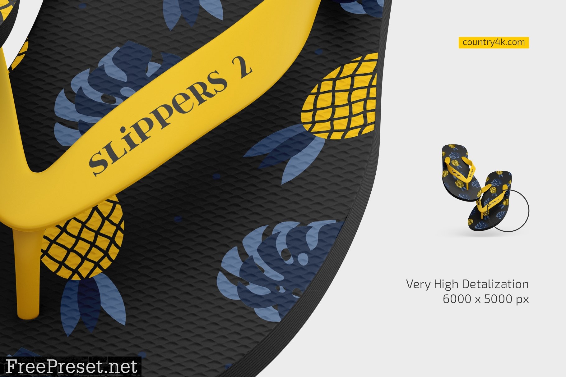 Flip-Flop Slippers Mockup Set 7500147