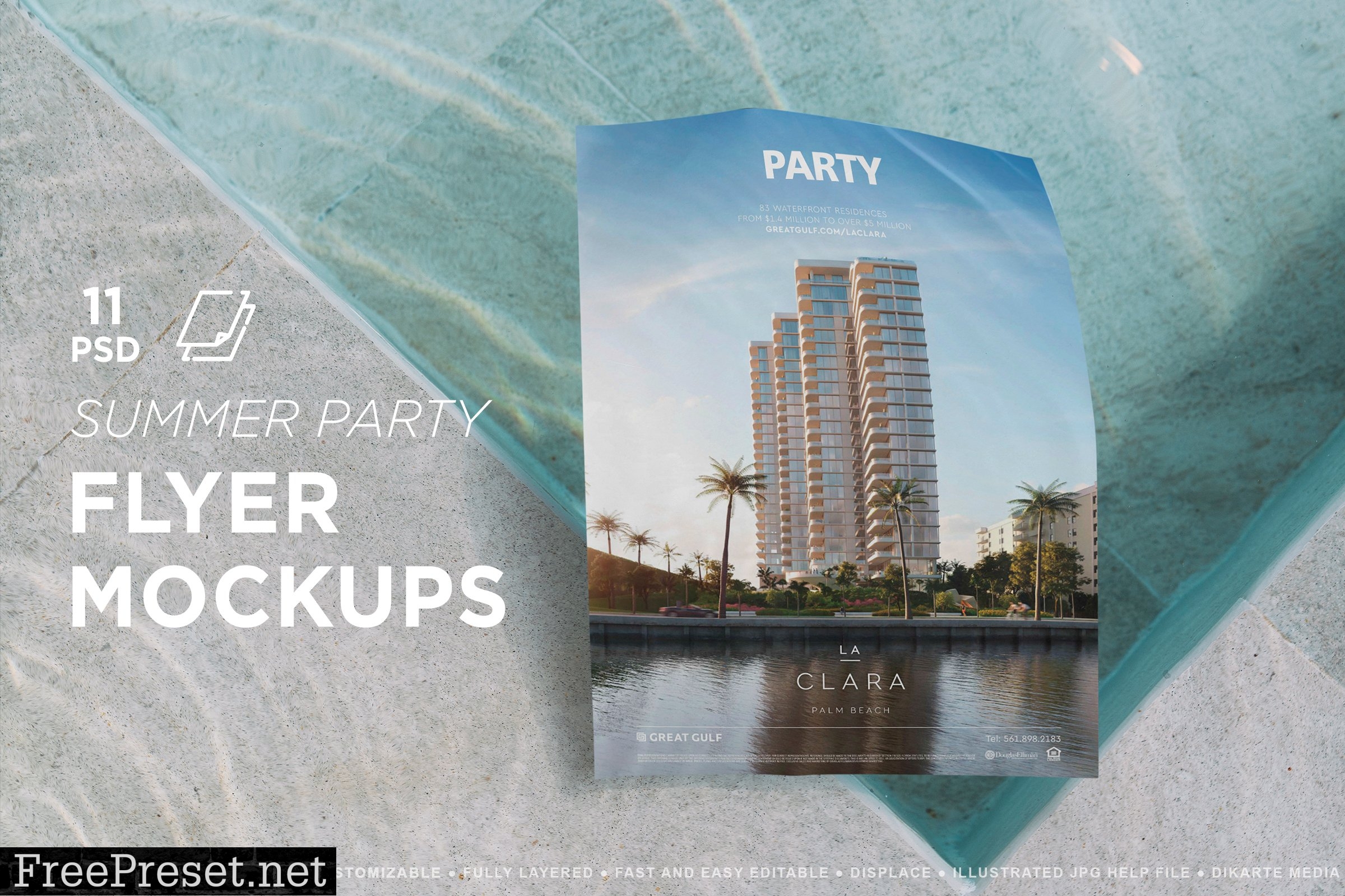 Flyer Mockups Summer Party 7436479