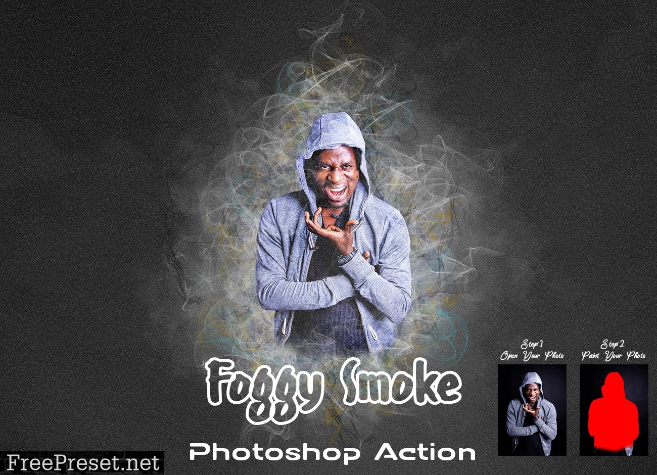 Foggy Smoke Photoshop Action 7477665