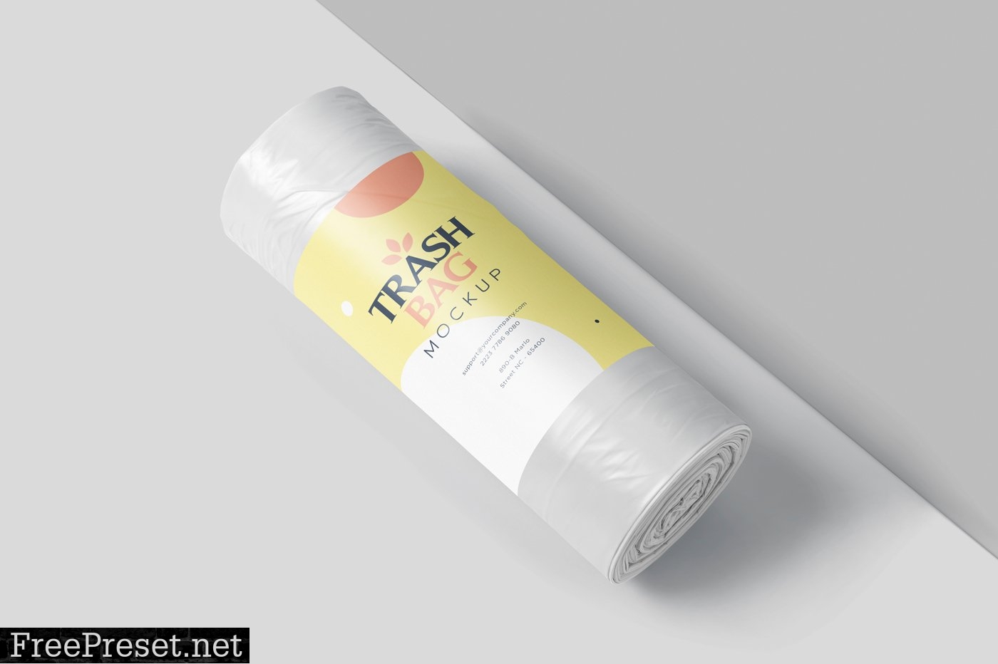 Garbage Bag Label Mockups 7405385