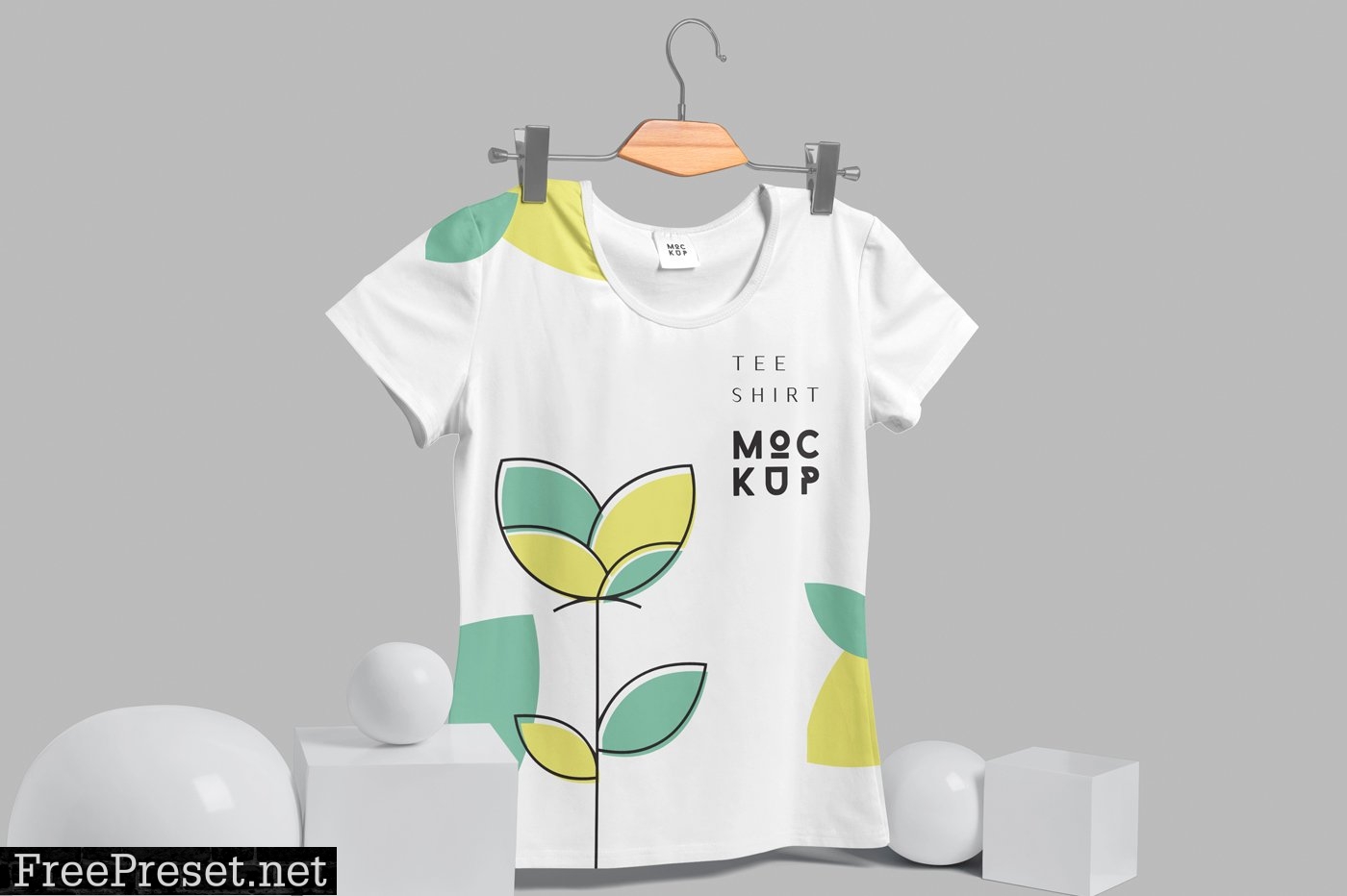 Half Sleeves Tee Shirt Mockups 6703727