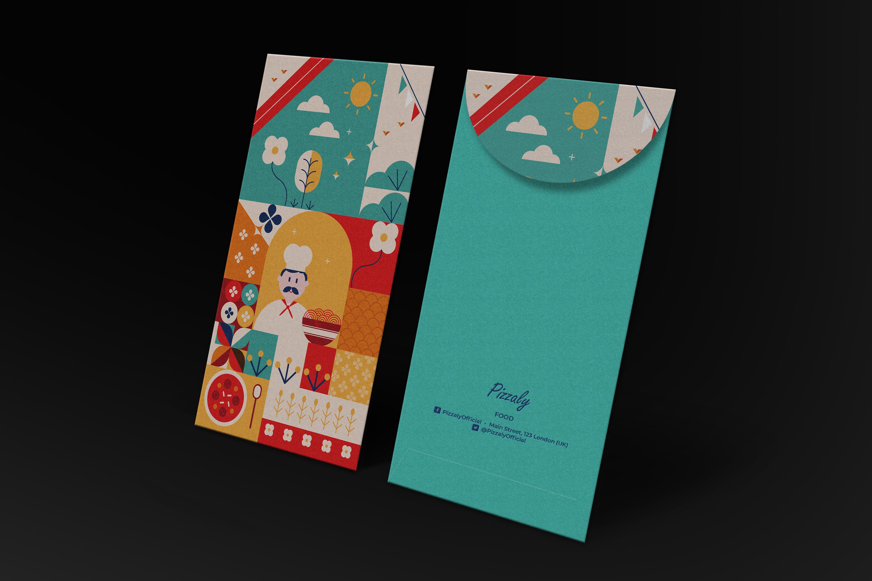 Illustrated Envelope Mockups 7430139