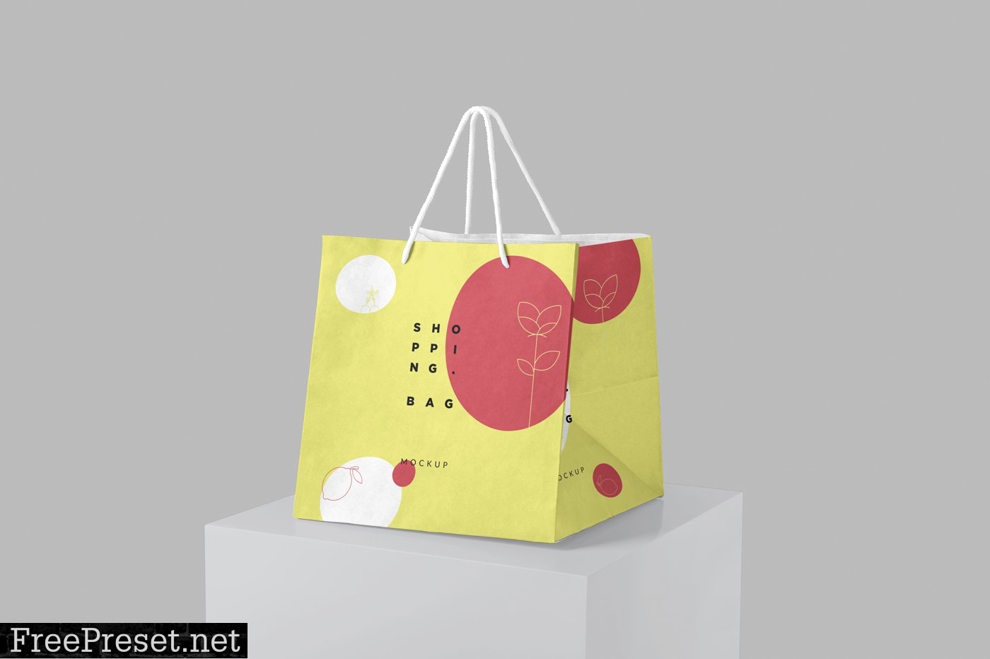 Kraft Paper Shopping Bag Mockups 6629509