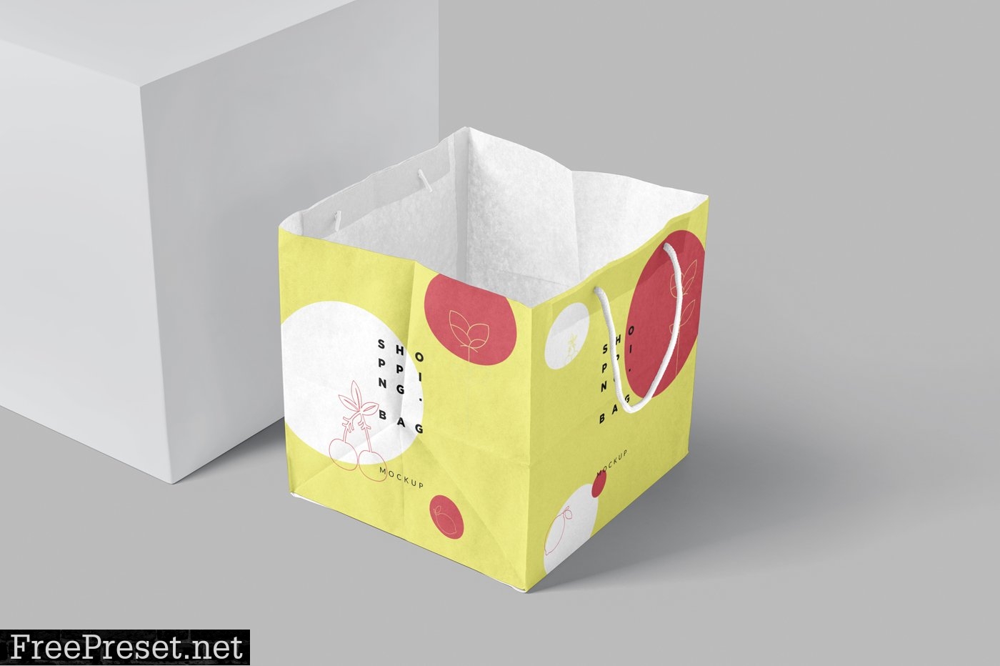 Kraft Paper Shopping Bag Mockups 6629509