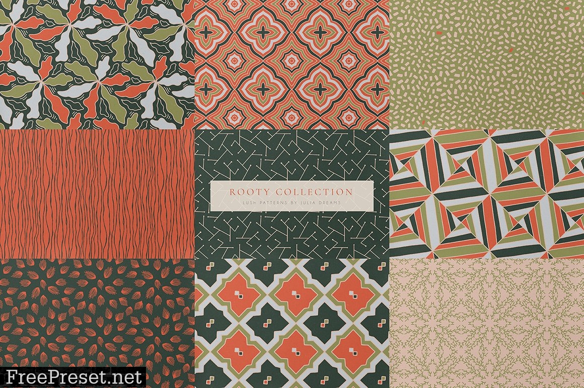 Lush Seamless Patterns Kit