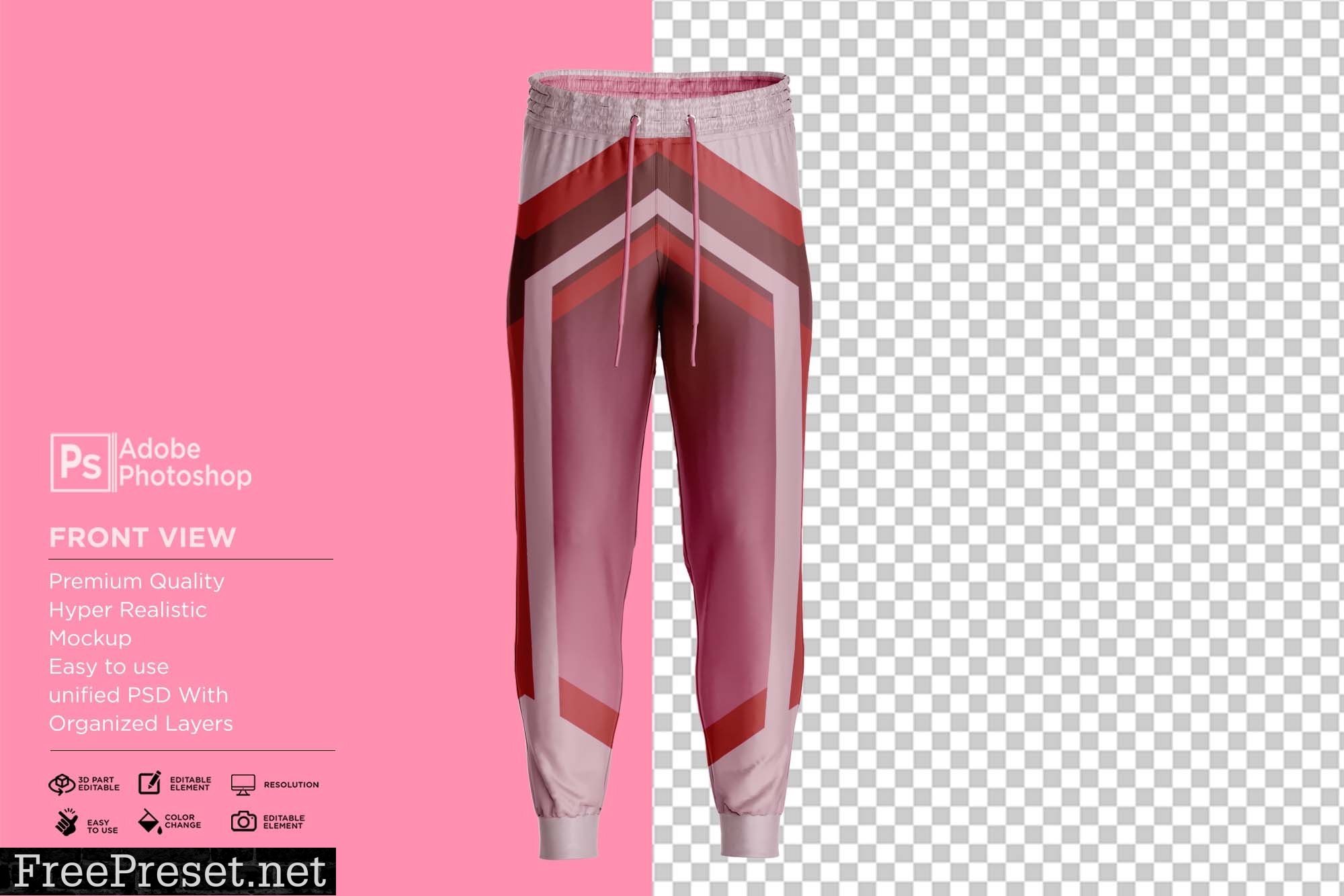 Men's Sport Pants Mockup 7361416