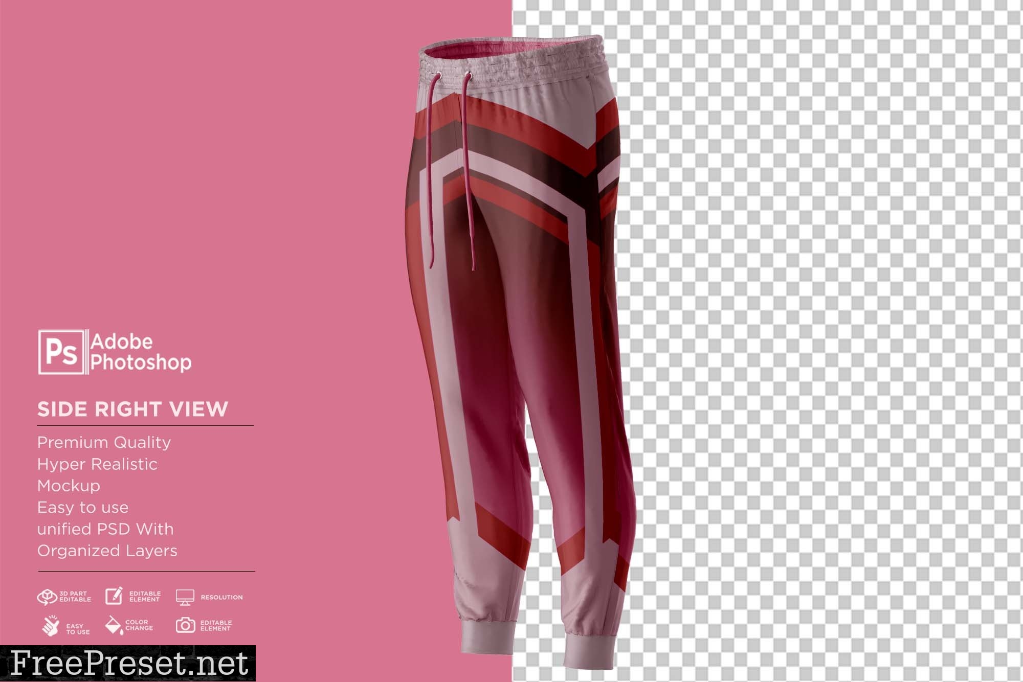 Men's Sport Pants Mockup 7361416