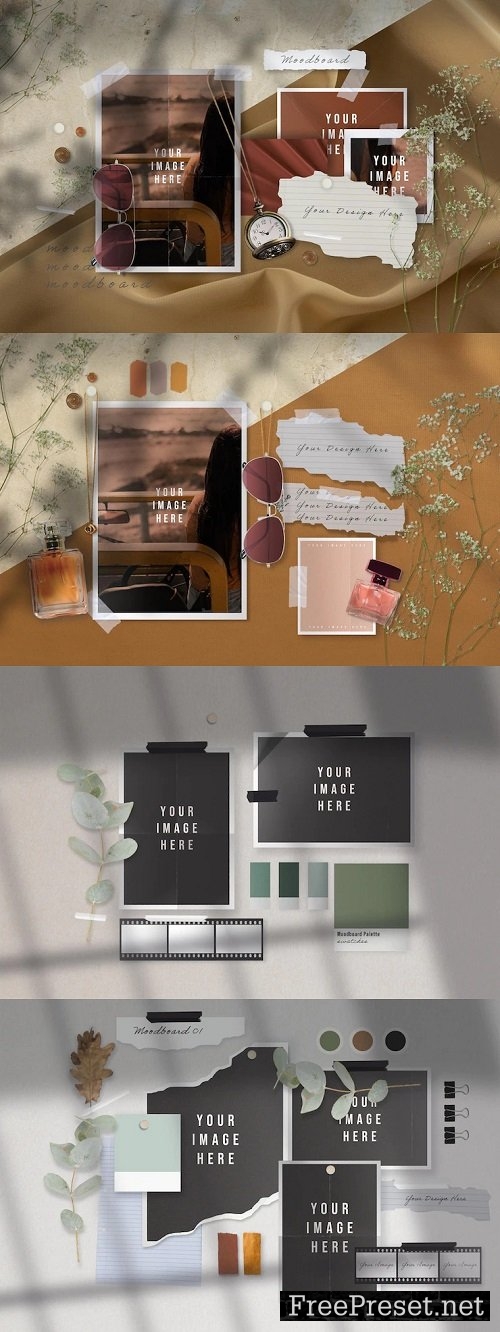 Moodboard mockup