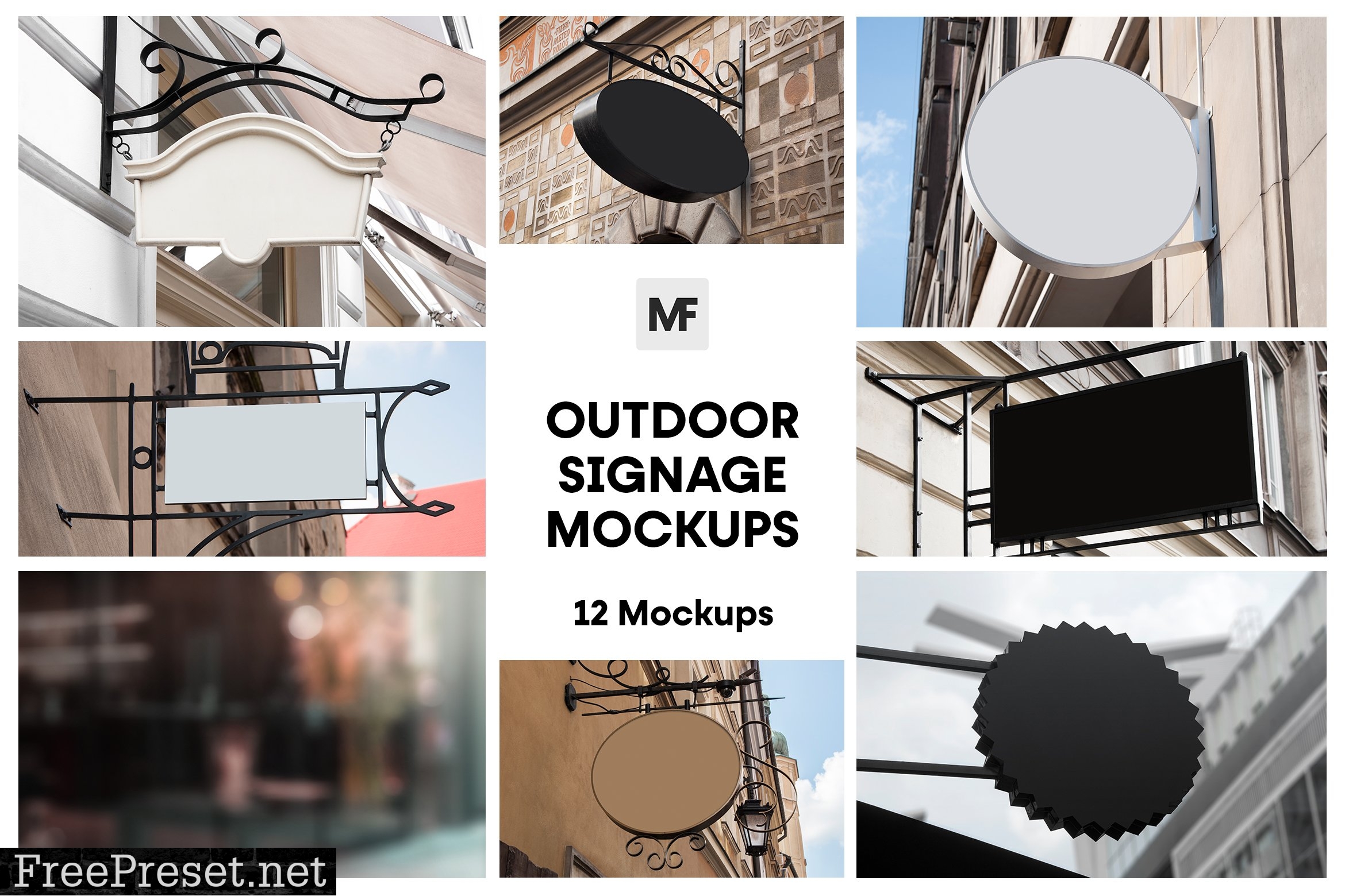 Outdoor Signage Mockups 7399304