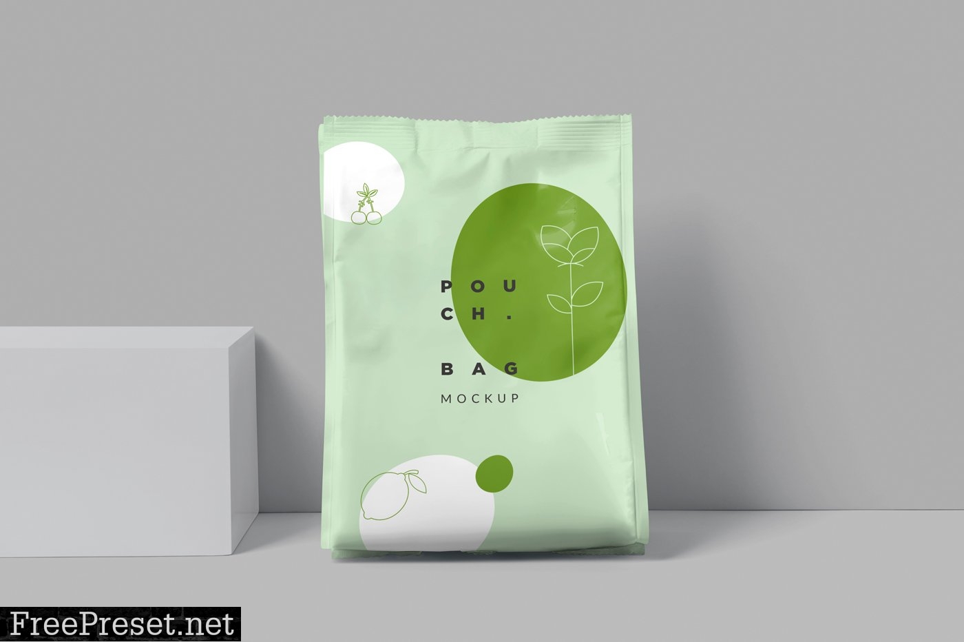 Paper Pouch Bag Mockup - Large Size 6706652