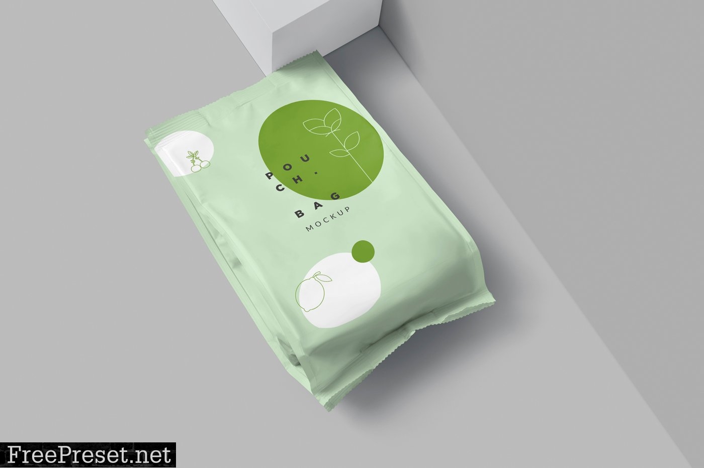 Paper Pouch Bag Mockup - Large Size 6706652