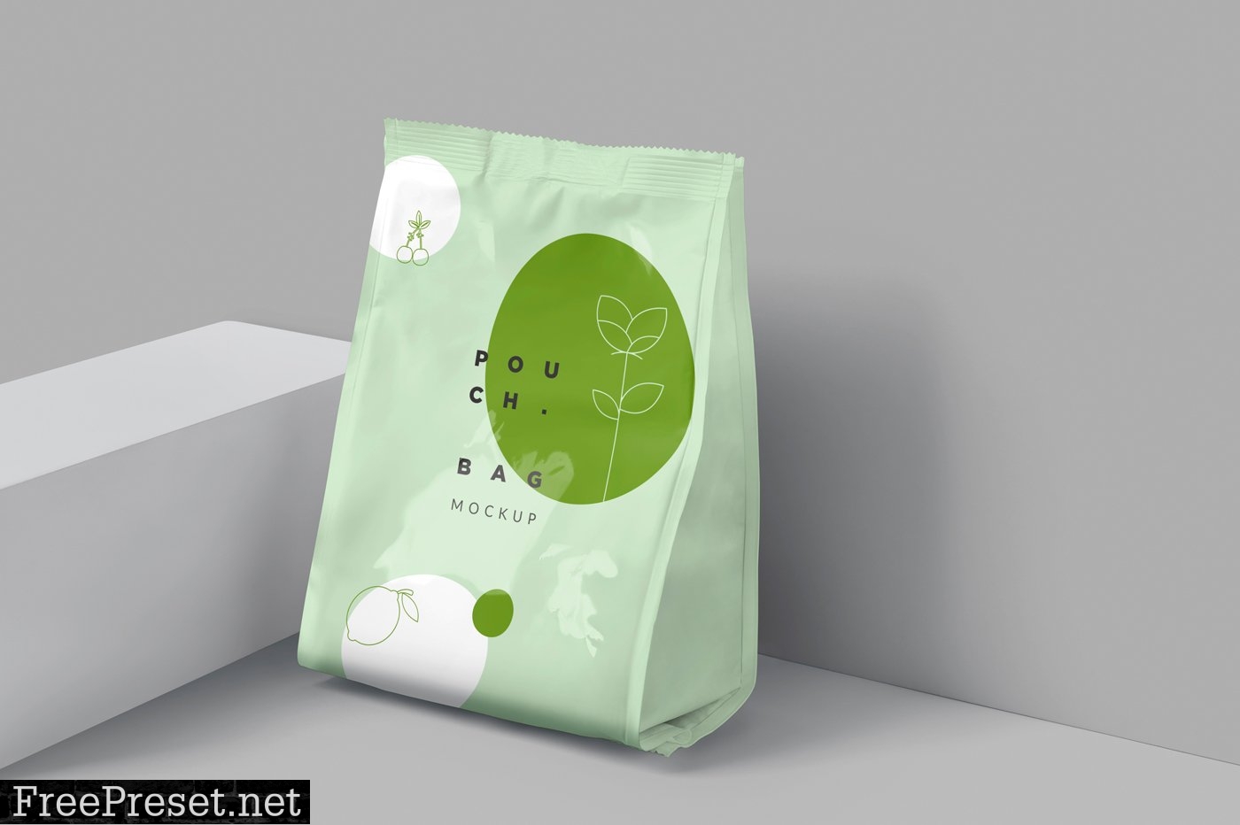 Paper Pouch Bag Mockup - Large Size 6706652