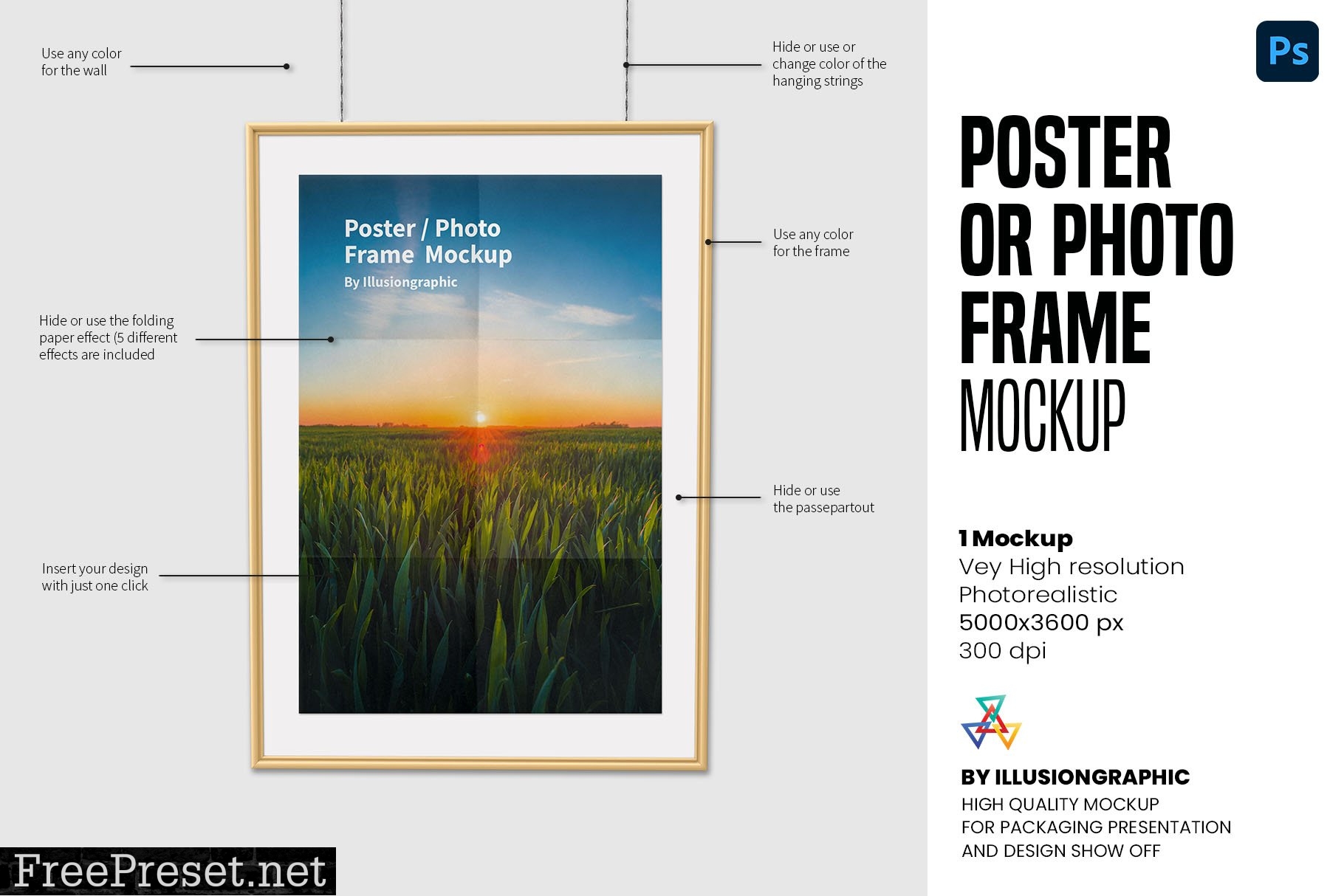 Poster - Photo Frame Mockup 6090189