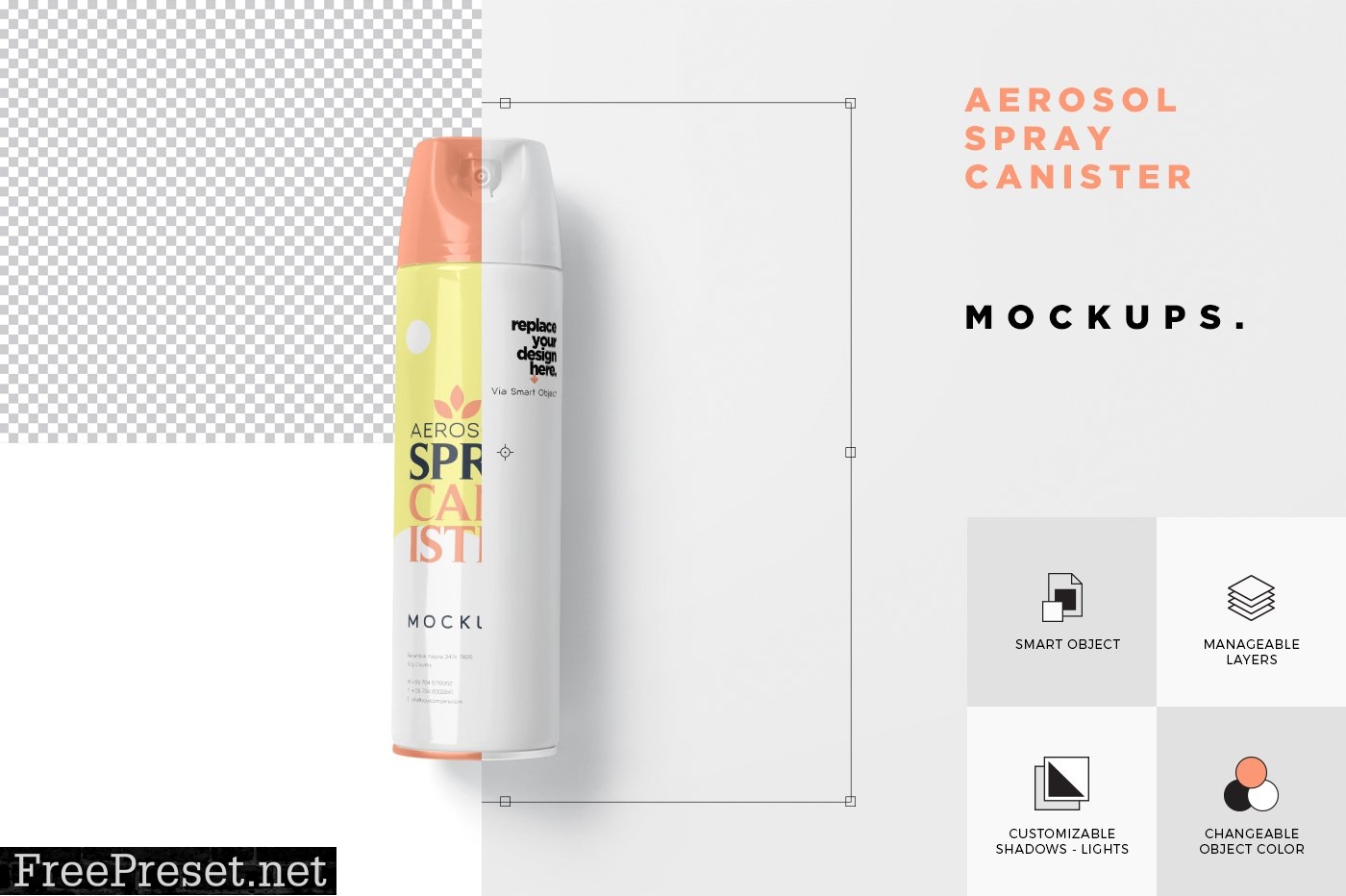 Room Freshener Spray Mockups 7405332