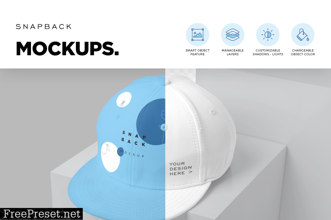 Stylish Snapback Mockups 6704292