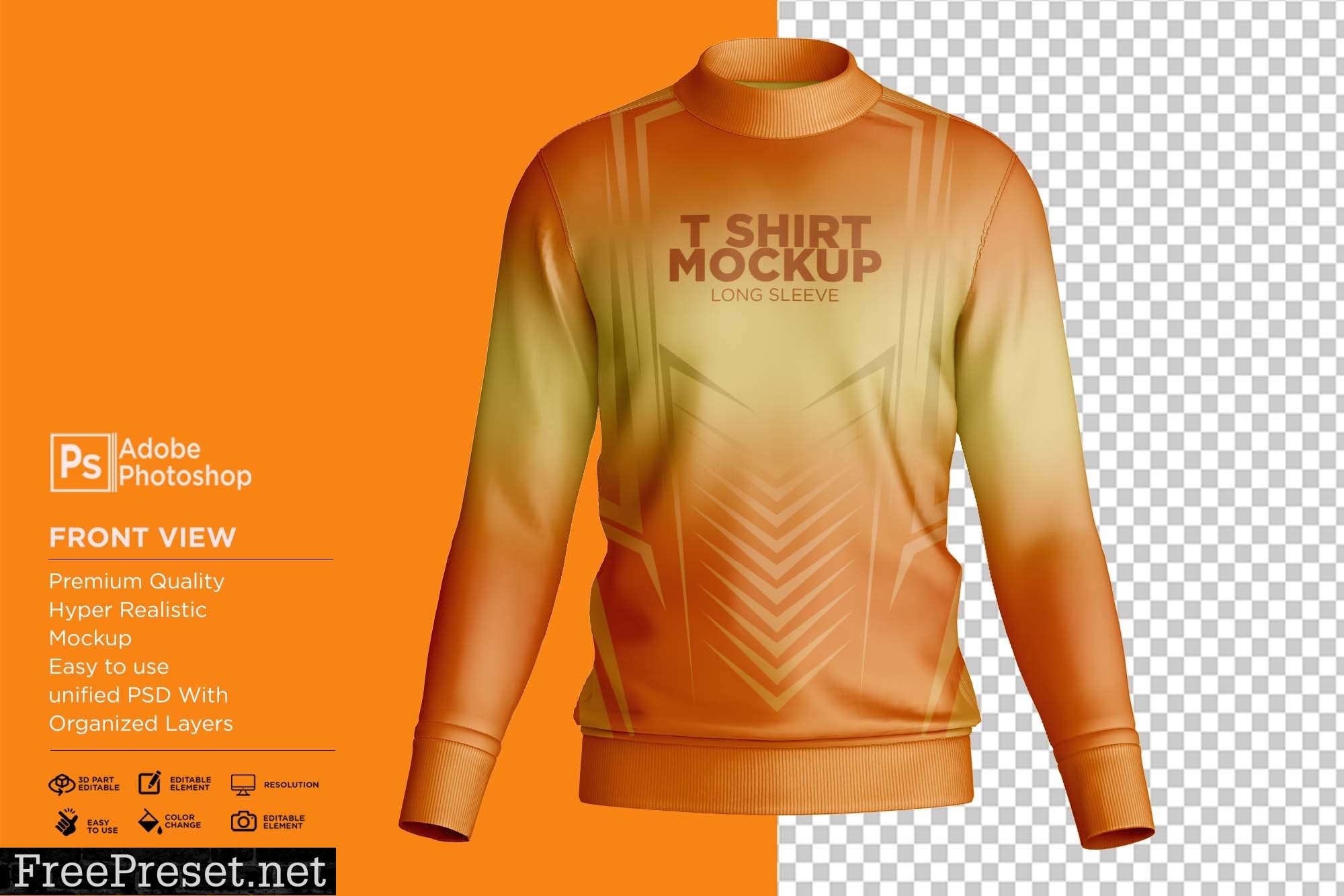 Sweater T-Shirt Mockup 7361809