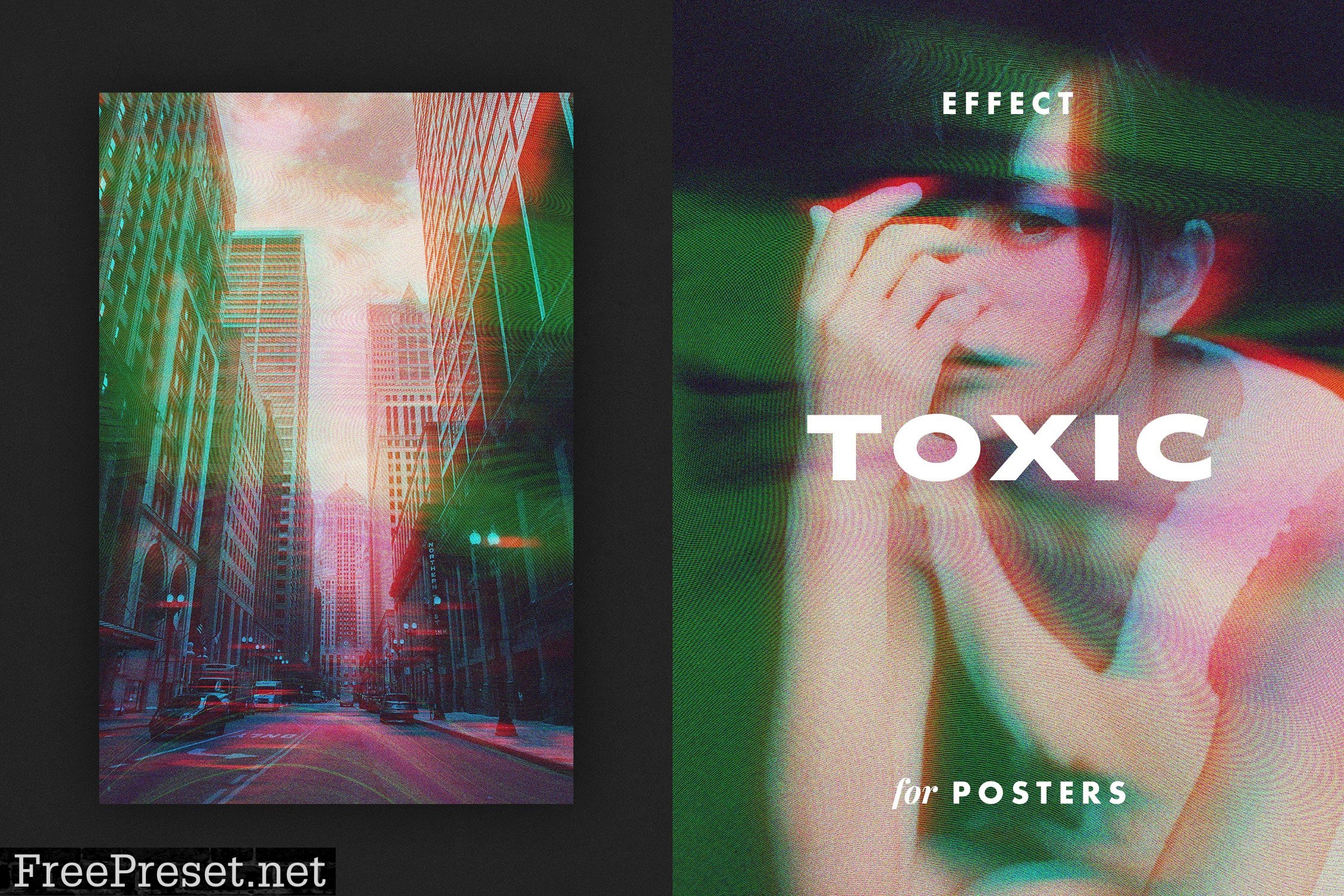 Toxic Glitch Effect for Posters 7035842