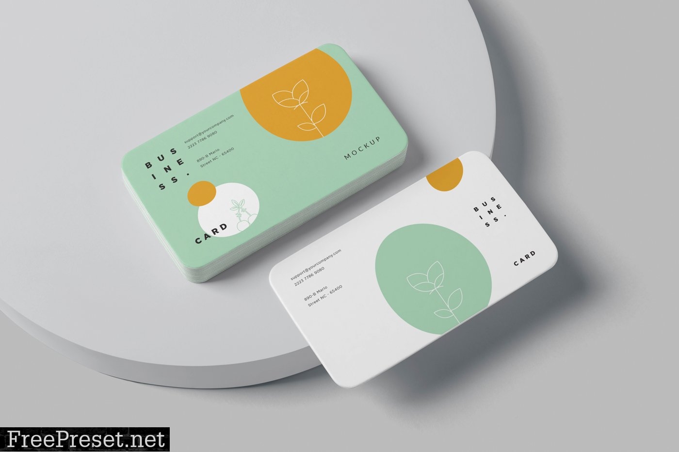 US Size Business Card Mockups 6688857