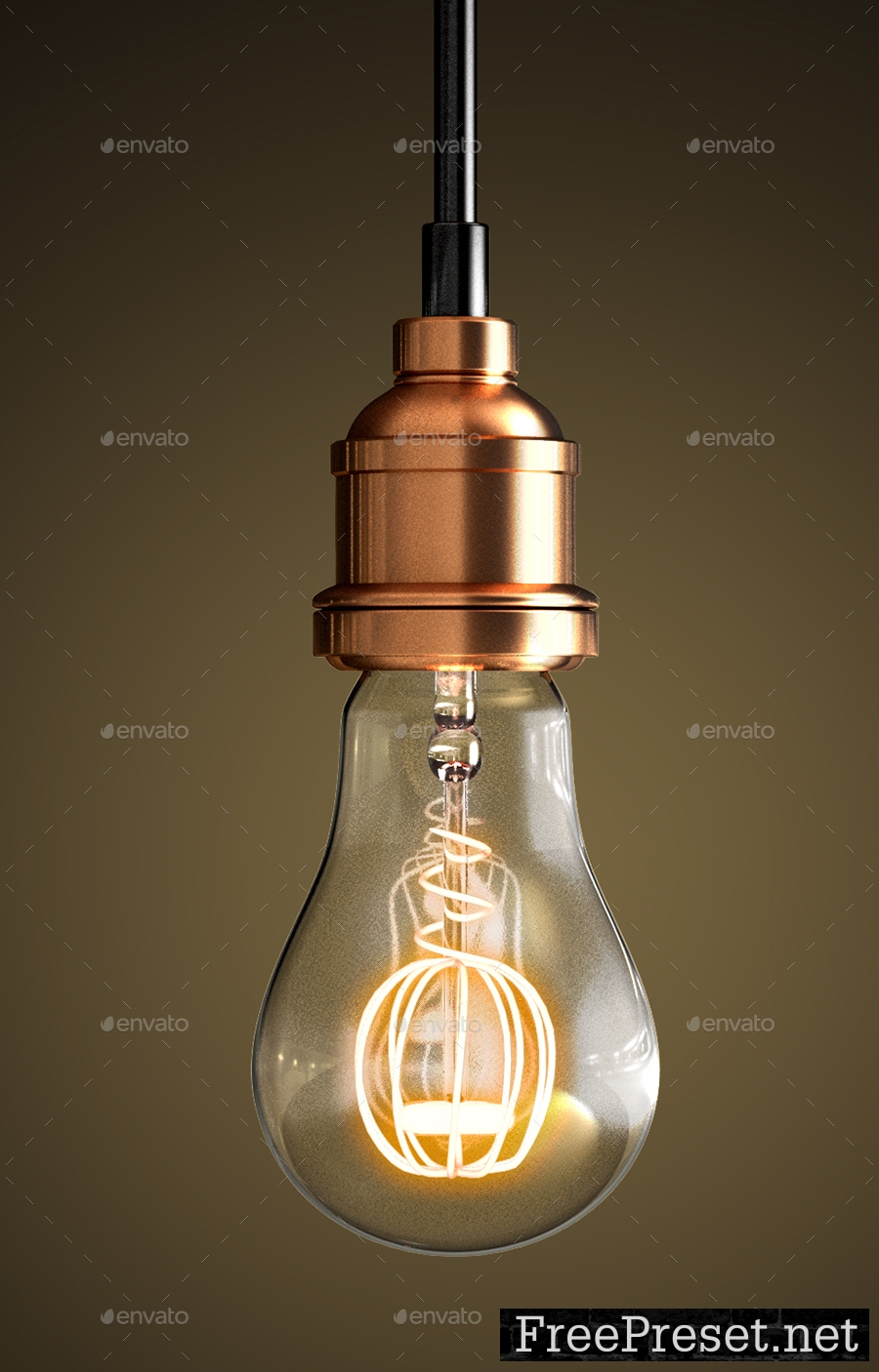 Vintage Lightbulb Renders Pack
