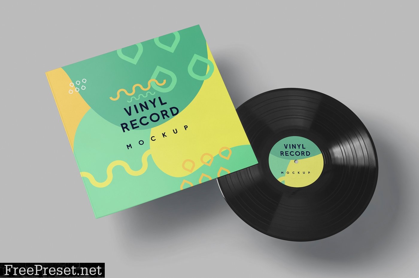 Vinyl Record Cover Mockups 6907779